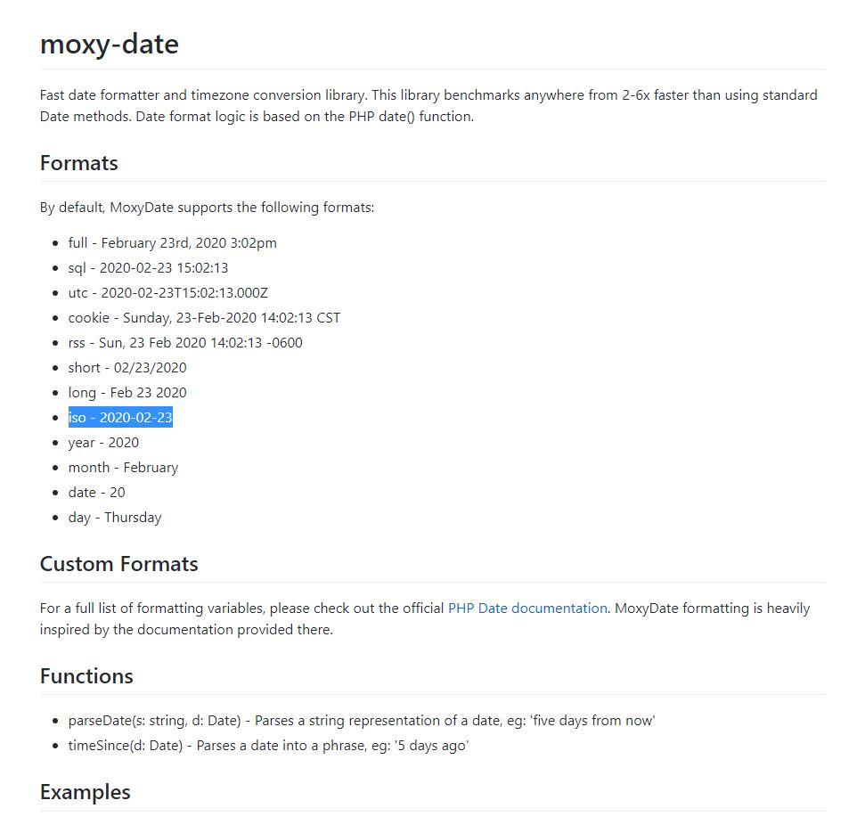 Date library for JavaScript